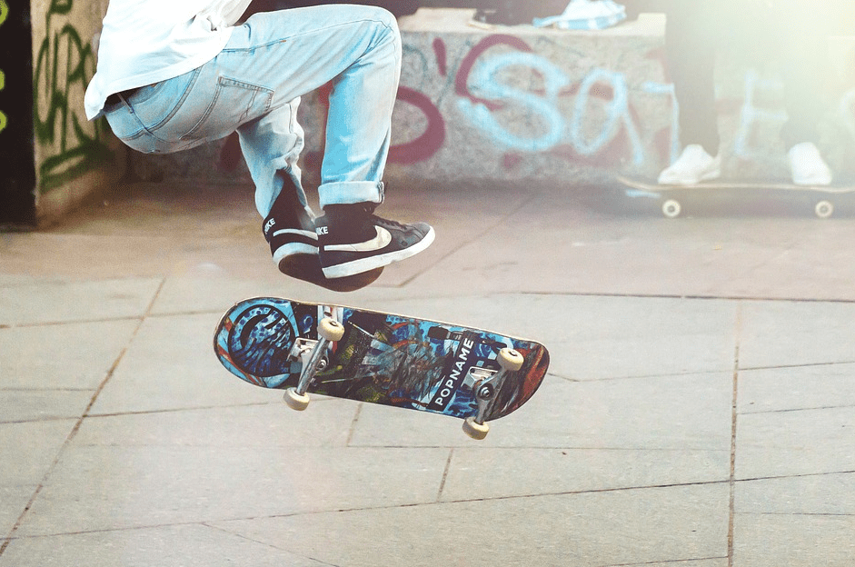 performing longboard trick using a zumiez longboard